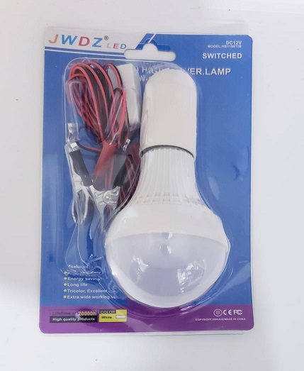 Lampara Bateria 12 v con pinzas mmÂ 