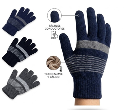 Guantes Tejidos con Dedo Tactil 1260