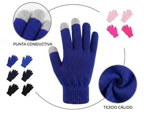 Guantes Tejido con Dedo Tactil  A-9640ii