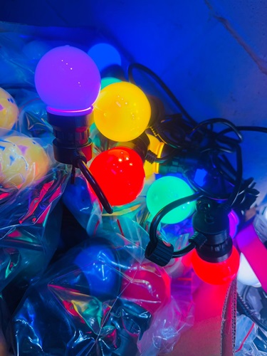 Guirnalda Tipo Kermes 10 luces colores 220v aa