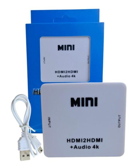 Conversor HDMI a HDMI y Audio cc