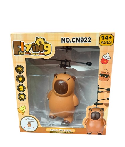 Helicoptero capybara con sensorÂ 