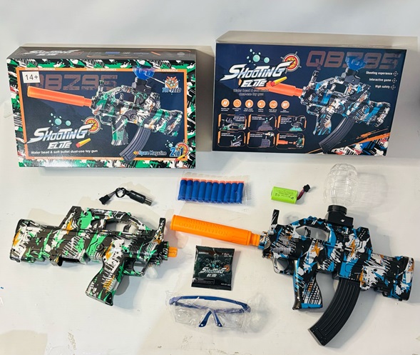 Juguete de Hidrogel y Nerf ooQBZ95 2 en 1