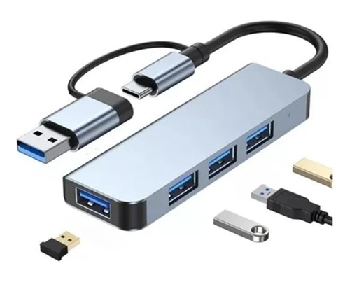 Hub USB y Type C â€“ 4 puertos USB 3.0 0704nn