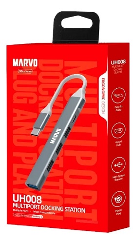 Hub USB Type C USB 3.0 Marvo UH-008