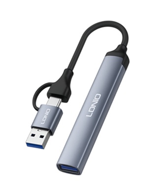 HUB USB + Type C 4 puertos 3.0 mm