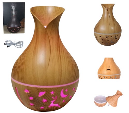 Humificador 91081ii tipo Madera Iluminacion Led