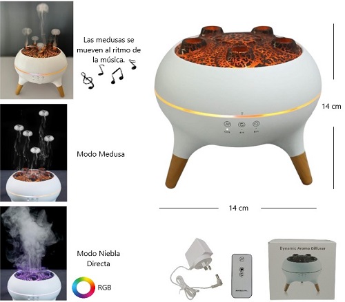 Humificador Audioritmico Medusa 91076iiÂ 