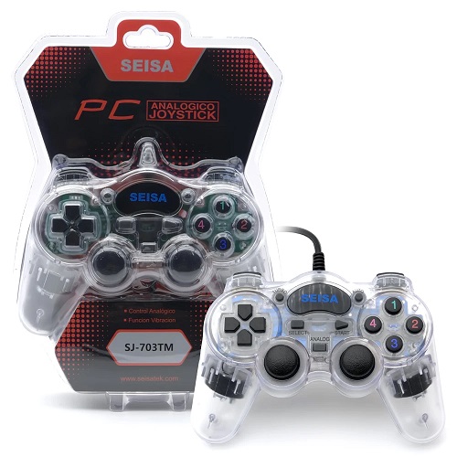 Joystick PC USB Transparente SJ-703TMÂ 