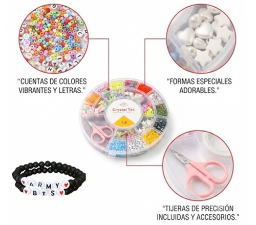 Juego Armado Pulseras etc 2400 Piezas 697ii