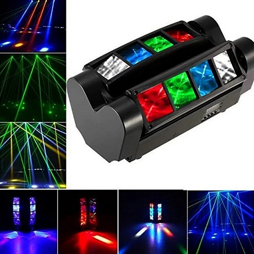 Cabezal iluminaciÃ³n profesional dmx LED-ZZ08