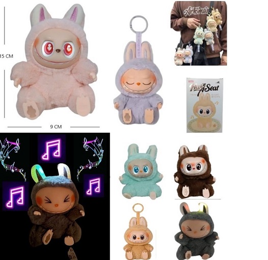 Caja Peluche Labubu 12ii IluminaciÃ³n y Musica