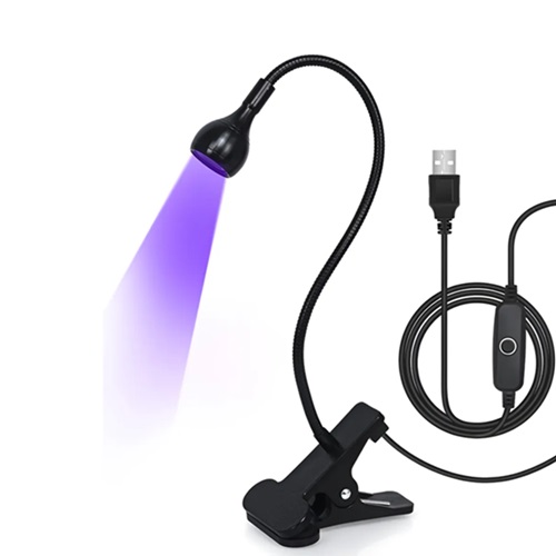 Lampara Uv Led Usb Flexible Secado Manicuria 13116pr
