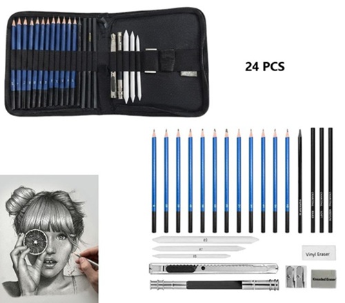 Set Profesional Lapices de Grafito 24 piezas 53ii