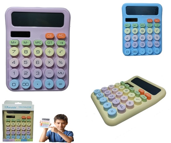 Calculadora 2280 Tec Redonda Col Variados
