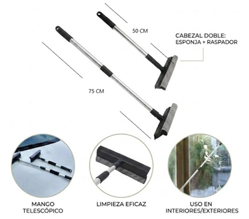 Cepillo Limpiavidrios Extensible 509ii