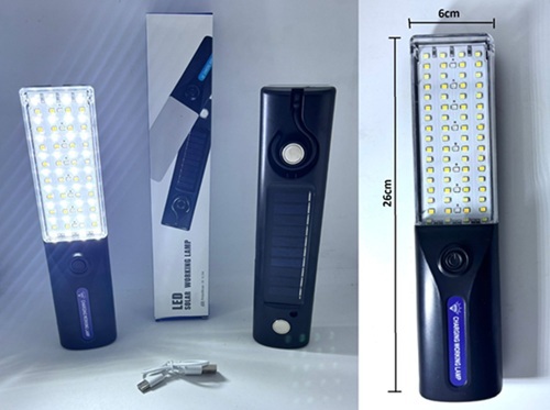 Luz Alta Potencia Multif Carga USB y Solar LIN120oo