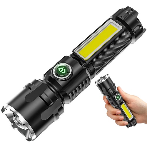 Linterna Rec Telescopica y Cob Lateral YT-213B
