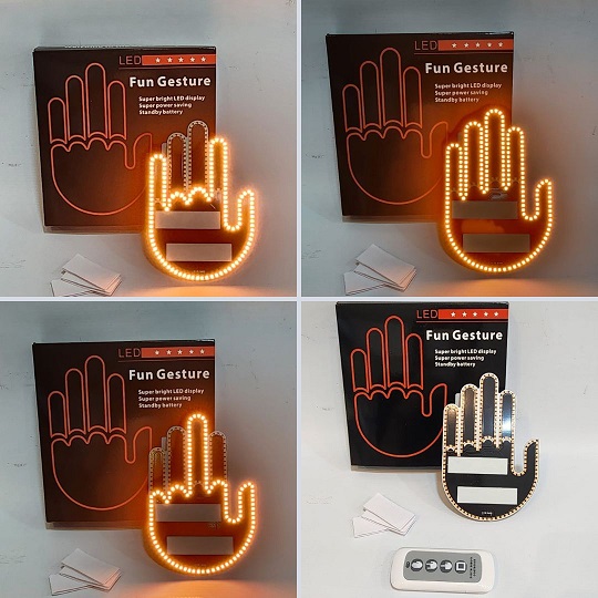 Mano Led Gestual oo Alta Potencia con control