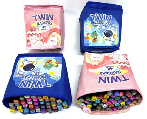 Set 48 Marc Doble Punta Est Personaj MDIS-48oo