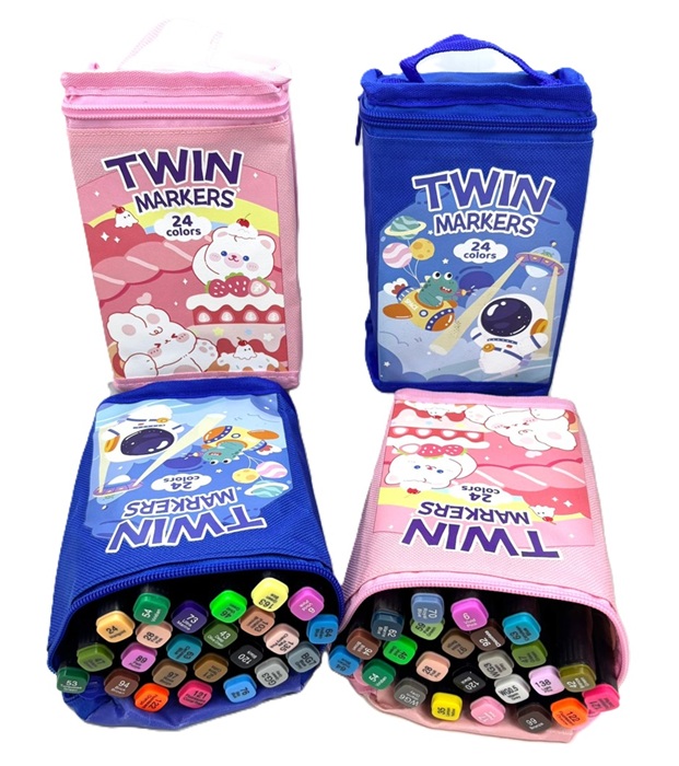 Set 24 Marc Doble Punta Est Personaj MDIS-24oo