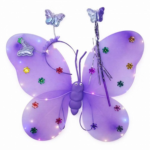 Alas Luminosas mariposa 20 Led 47x37cm 0094gg