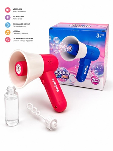 Megafono con Burbujero MEGAF-BURBoo