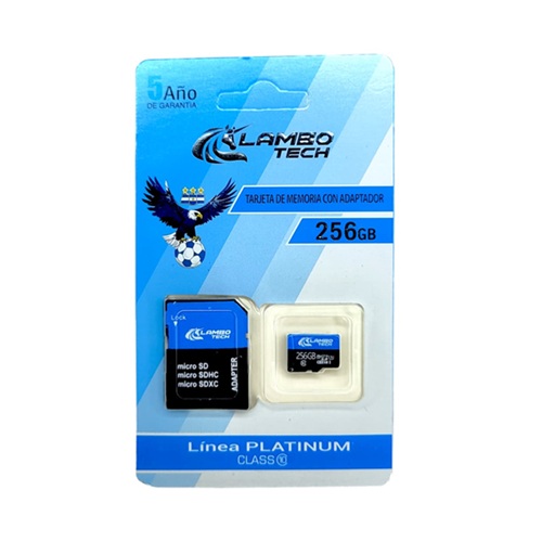 Memoria 256 Gb Lambo Clase 10 mm