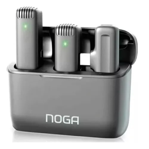 Kit 2 microfonos corba inalam con pow  bank Noga MI-11sddÂ 