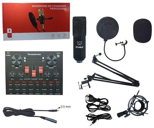 MicrÃ³fono Condenser con Consola sonido 31004iiÂ 