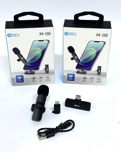 Microfono Corbatero Inalambrico iPhone y TC M-08oo