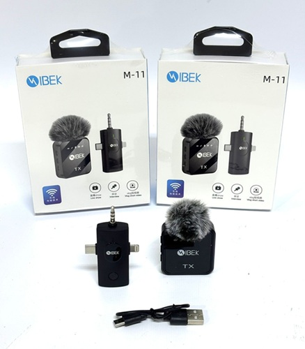 Microfono Corbatero Inalambrico 3 en 1 M-11oo