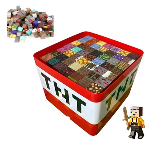 Caja 85 Bloques Magneticos Minecraft