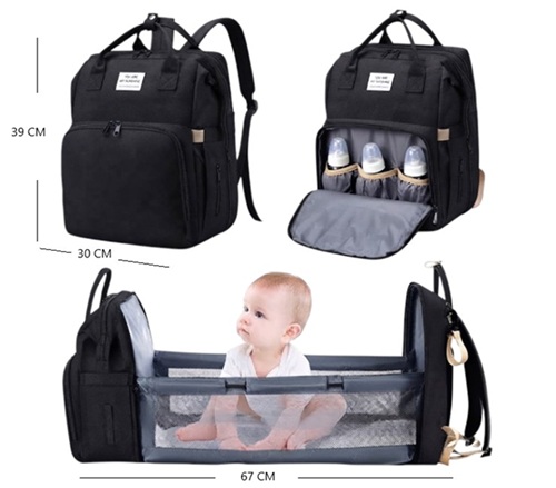 Mochila para Accesorios de Bebe â€“ se hace Cuna 768ii