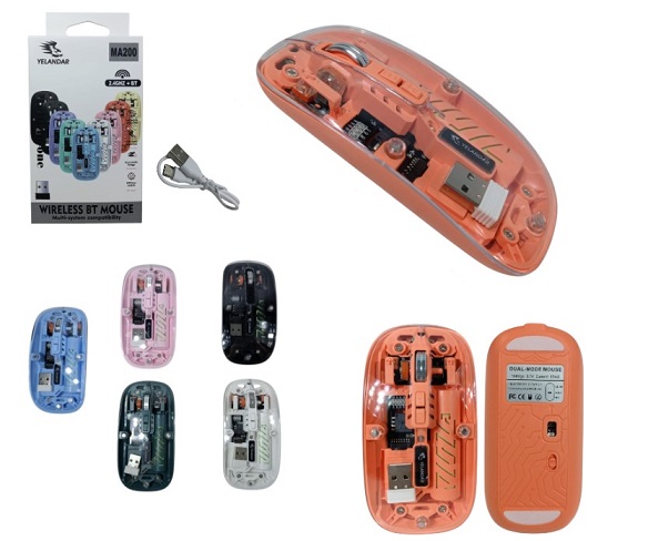 Mouse Inalambrico Col Var MA200ii
