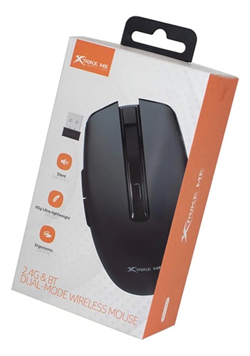 Mouse Inalambrico Gamer 6 Bot RF + BT Xtrike GW-224