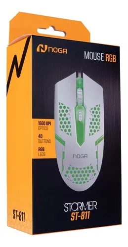 Mouse Gamer Noga ST-811dd BlancoÂ 