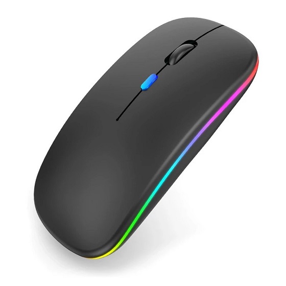Mouse Inalambrico Recargable RF y Bluetooth RF-M08Â 