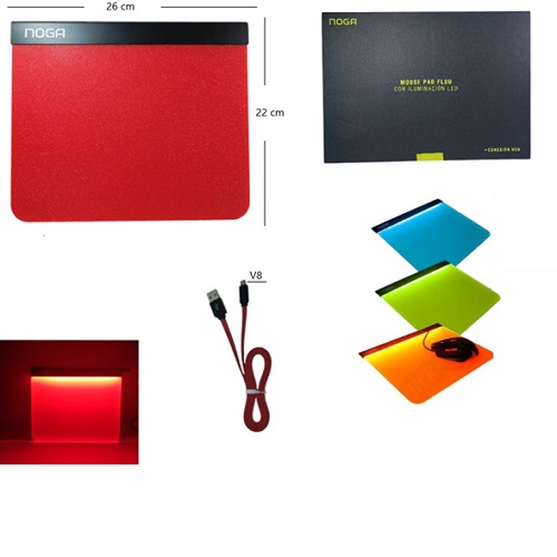 Pad Mouse Acrilico con iluminaci