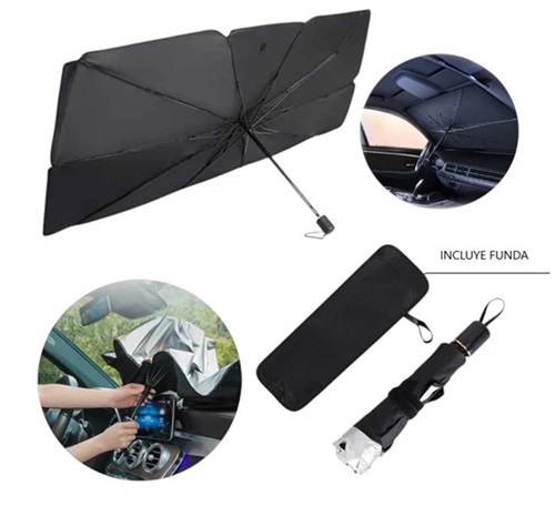 Parasol con funda para vehiculo 2591ii