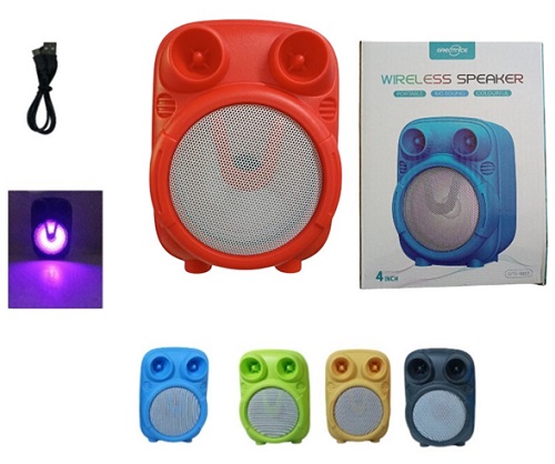 Parlante 1862ii BT USB Radio Luces