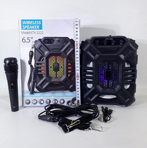 Parlante Karaoke 1222ii Incluye Microf USB BT etcÂ 