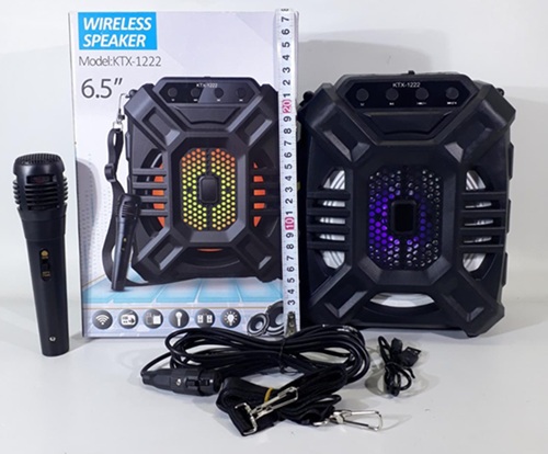 Parlante Karaoke Incluye Micfrofono 1222ii