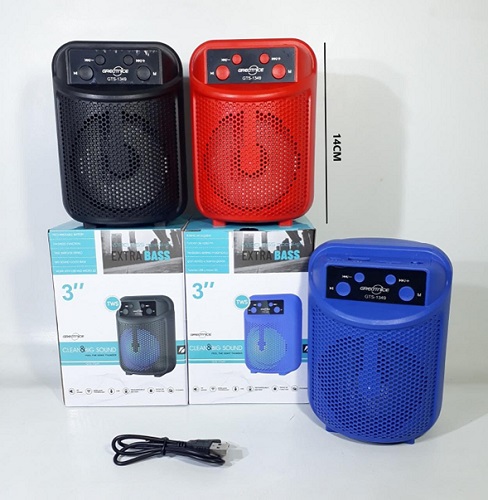 Parlante 1349ii BT USB Radio Luces