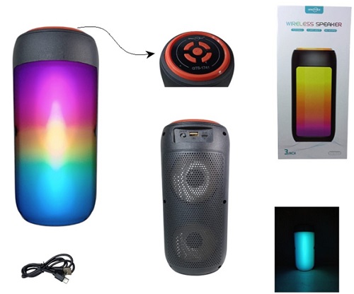 Parlante Torre 1741ii BT USB Rgb etc