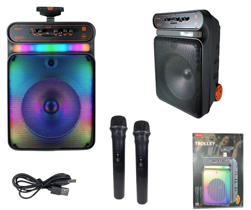 Parlante 1848ii Karaoke 12 Pulg Incluye Mic BT USB
