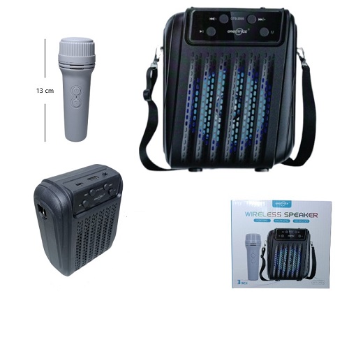 Parlante II Karaoke 2005 Incluye Microfono Inalambrico BT USB, e