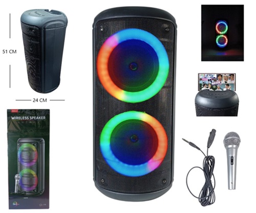 Torre de Sonido Incluye Microfono 2056ii