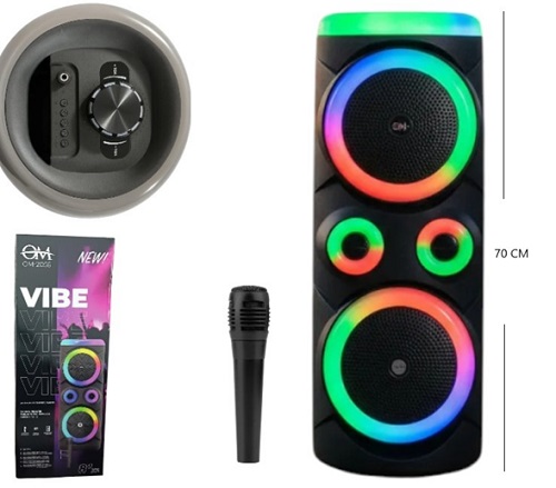Torre de Sonido Incluye Microfono 2056ii