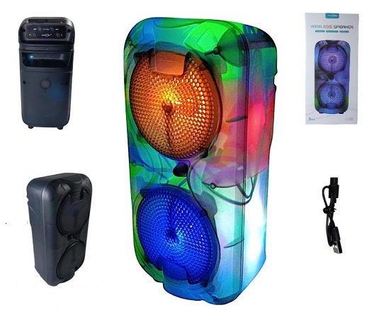 Torre Parlante Ilum RGB BT USB Radio 2083ii